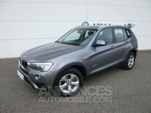 BMW X3 xDrive20dA 190ch Lounge Plus gris