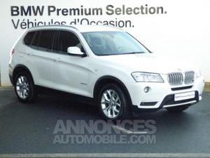 BMW X3 xDrive30dA 258ch Exclusive blanc