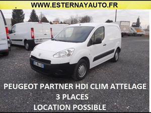 Peugeot Partner HDI CLIMM ATTELAGE 3 PLACES  Occasion
