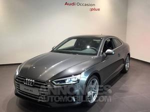 Audi A5 2.0 TDI 190 S tronic 7 Quattro Line gris métallisé