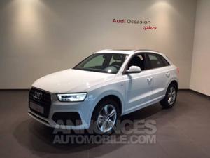 Audi Q3 2.0 TDI 184 ch Quattro S line tronic 7 blanc