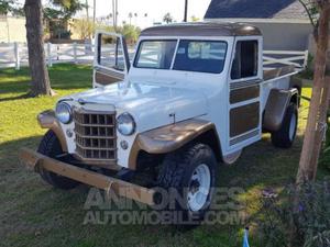 Jeep Willys 4 cylindres flathead  blanc