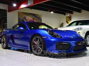 Porsche Cayman GT4 bleu saphir