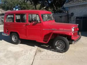 Jeep Willys 4 cylindres  rouge