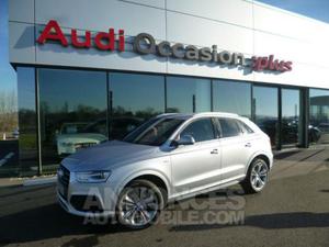 Audi Q3 2.0 TDI 150ch S line S tronic 7 argent fleuret