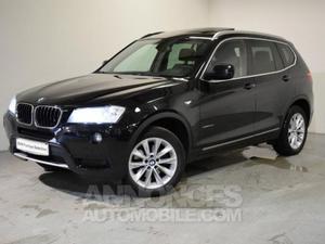 BMW X3 xDrive20dA 184ch Exclusive saphirschwarz metallise