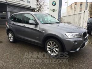 BMW X3 xDrive20dA 184ch Luxe gris foncé métal