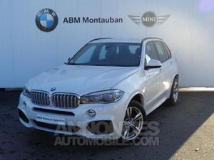 BMW X5 xDrive40dA 313ch M Sport mineralweiss metallise