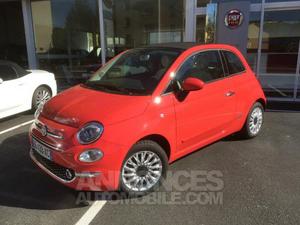 Fiat 500C 1.2 8v 69ch Lounge coral red