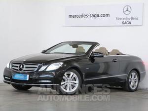 Mercedes Classe E Cabriolet 350 CDI BE Executive 7GTro noir