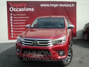 Toyota HILUX 2.4 D-4D 150 Double Cabine Lounge 4WD BVA rouge