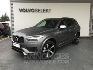 Volvo XC90 D5 AWD 235ch R-Design Geartronic 7 places gris