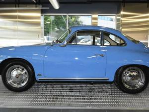 Porsche 356 coupé bleu laqué
