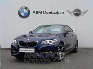 BMW Série 2 Coupe 218d 143ch Sport bleu