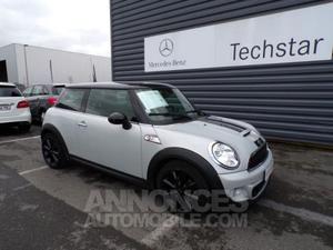 Mini Cooper S 184ch Pack Red Hot Chili BVA gris clair métal