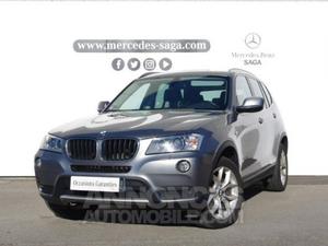 BMW X3 xDrive20dA 184ch Exclusive gris fonce