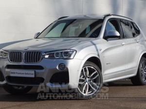 BMW X3 xDrive30dA 258ch M Sport glaciersilber metallise