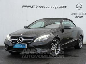 Mercedes Classe E Cabriolet 250 CDI Executive 7GTronic+ noir