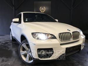 BMW X6 (E71) (2) XDRIVE40DA 306 EXCLUSIVE blanc métal