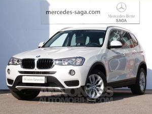 BMW X3 sDrive18dA 150ch Lounge Plus blanc