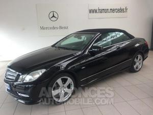 Mercedes Classe E Cabriolet 350 CDI BE Executive 7GTro noir