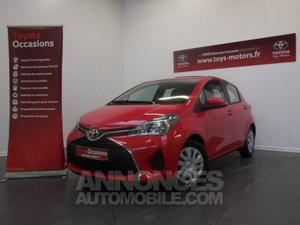 Toyota YARIS 69 VVT-i France 5p rouge chilien