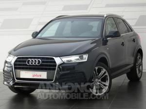 Audi Q3 2.0 TDI 150ch S line S tronic 7 noir mythic metalise