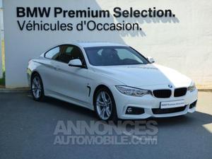 BMW Série 4 Coupe 420dA 184ch M Sport blanc