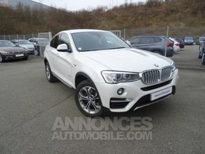 BMW X4 xDrive20dA 190ch xLine mineralweiss metal