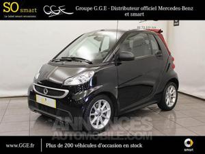 Smart Fortwo Cabriolet 71ch mhd Passion Softouch noir