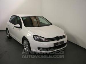 Volkswagen Golf VI 1.4 TSI 122CH HIGHLINE DSG blanc