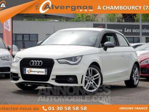 Audi A1 1.6 TDI 105 AMBITION PACK S LINE blanc