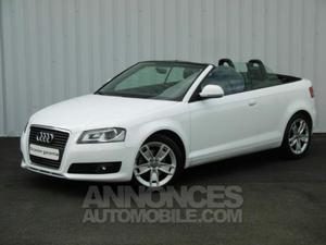 Audi A3 Cabriolet 2.0 TDI 140ch DPF Ambition Luxe blanc