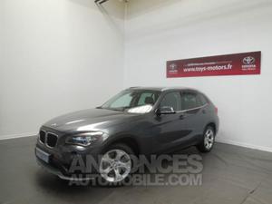 BMW X1 sDrive18dA 143ch Executive gris fonce