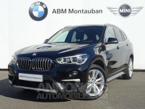 BMW X1 xDrive20dA 190ch xLine saphir schwartz