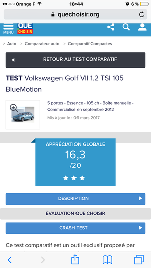 VOLKSWAGEN Golf 1.2 TSI 105 BlueMotion Technology Lounge