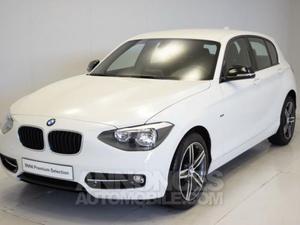 BMW Série 1 95 ch cinq portes blanc