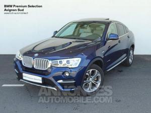 BMW X4 xDrive20dA 190ch xLine tiefseeblau metalisee