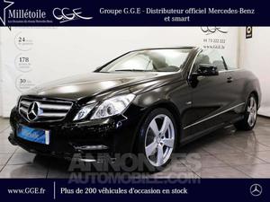 Mercedes Classe E Cabriolet 220 CDI Executive BE 7GTro+ noir