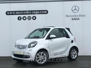 Smart Fortwo Cabriolet 71ch passion twinamic blanc moon mat