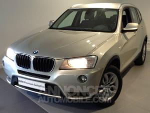 BMW X3 xDrive20dA 184ch Excellis mineralsilber metallise