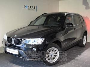 BMW X3 xDrive20dA 190ch Executive saphirschwarz metallisee