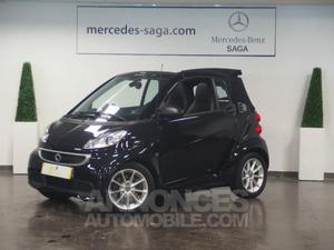 Smart Fortwo Cabriolet Electrique Softouch noir intense