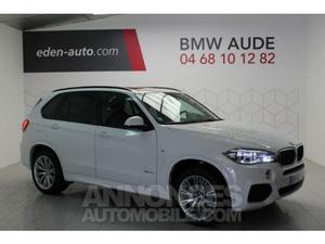 BMW X5 xDrive30dA 258ch M Sport blanc
