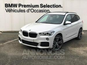 BMW X1 xDrive18dA 150ch M Sport mineralweiss metallise