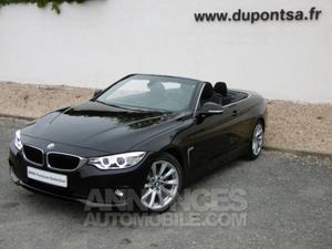 BMW Série 4 Cabriolet 420dA 190ch Lounge schwarz uni