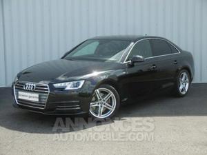 Audi A4 2.0 TDI 150ch S line S tronic 7 noir mythic