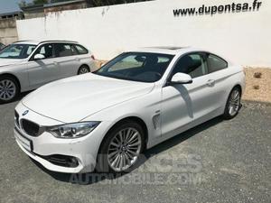 BMW Série 4 Coupe 420dA 184ch Luxury blanc