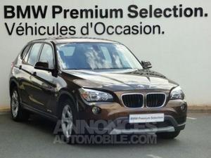 BMW X1 sDrive18d 143 ch Executive BVA8 maron