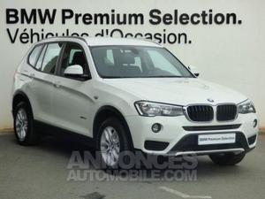 BMW X3 sDrive18d 150 ch Lounge Plus blanc